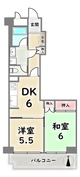 ハイラーク西京極【間取り】