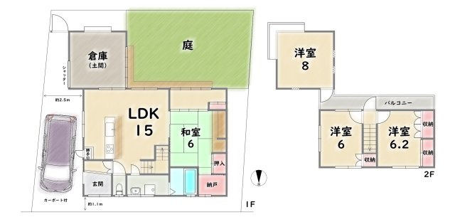 右京区常盤神田町【間取り】
