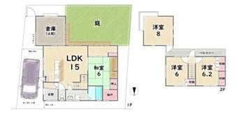 右京区常盤神田町【間取り】