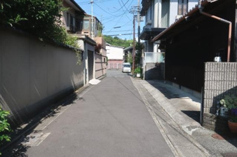 右京区常盤神田町【前面道路含む現地写真】