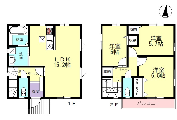 可児市広眺ケ丘8丁目61【間取り】