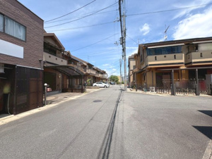 右京区嵯峨野六反田町【前面道路含む現地写真】