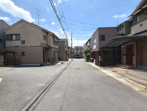 右京区嵯峨野六反田町【前面道路含む現地写真】
