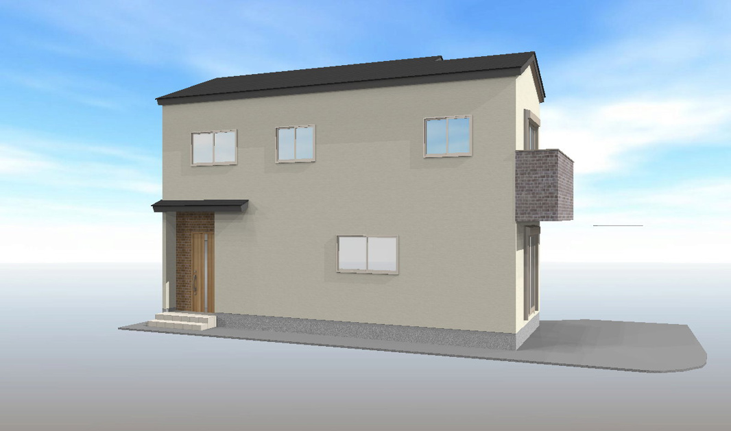 右京区西院春栄町【外観】《2号地-完成イメージパース》