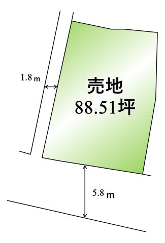 甲府市和戸町　上物付土地【間取り】