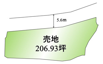 北杜市須玉町藤田　売地【間取り】