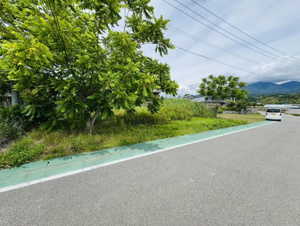 北杜市須玉町藤田　売地【前面道路含む現地写真】