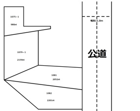 小樽市桜５丁目の売地【間取り】