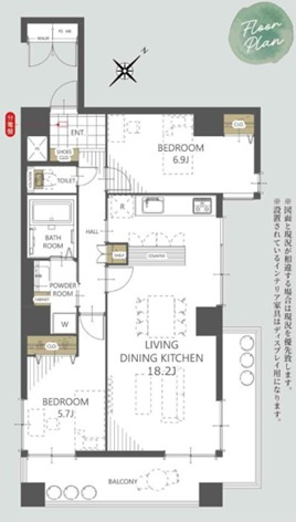 ライオンズマンション泊・306号室【間取り】