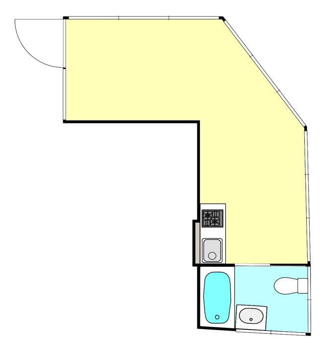 h&w bldg.【間取り】
