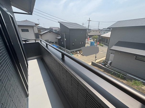 ひたちなか市田彦新築 2号棟【バルコニー】