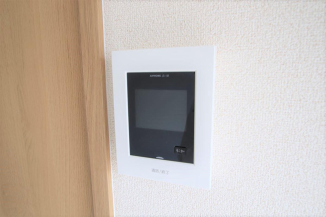 TVモニター付きインターホン。