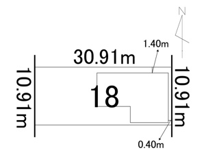 池田町字大通５丁目【区画図】