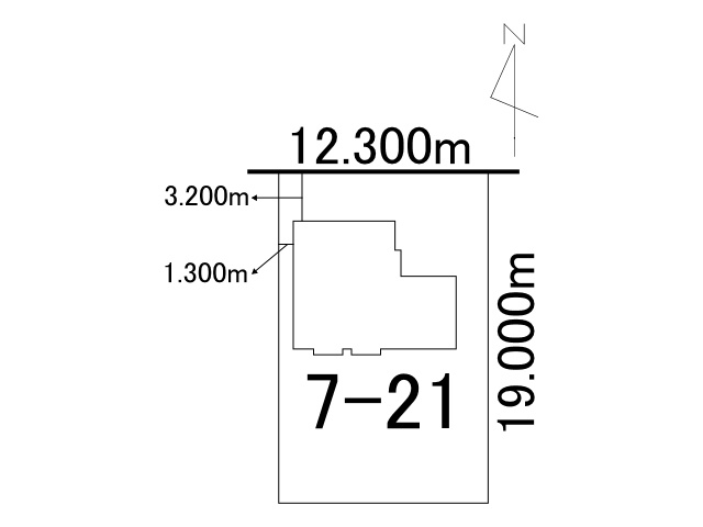 西２３条南４丁目【区画図】