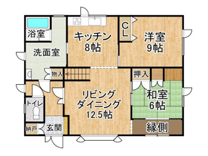 西１７条北２丁目【間取り】