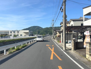 亀岡市篠町野條下川【前面道路含む現地写真】JR 「馬堀」駅徒歩約9分、京都駅まで乗り換えなし