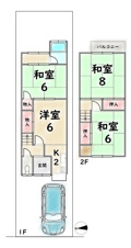 亀岡市篠町野條下川【間取り】