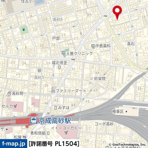 ドエル住吉【地図】