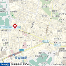 アデッソ新宿若松町【地図】