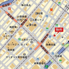 ミレアコート銀座プレミア【地図】