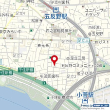 マーレ五反野【地図】