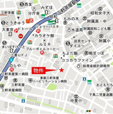 アヴニール三軒茶屋【地図】