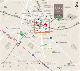 パークアクシス大塚ステーションゲートタワー【地図】