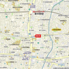 プラティーク中野坂上【地図】