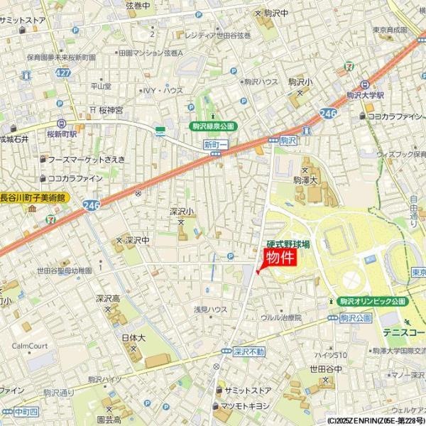 ＫＤＸレジデンス駒沢公園【地図】