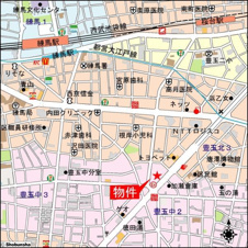 プレミアコート桜台【地図】