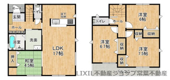 Livele Garden.S 姫路市大津区長松４期【区画図】