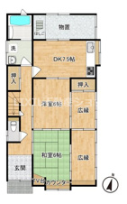 西本町中古住宅【間取り】