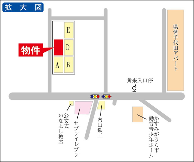 閑静な住宅街にあります！
