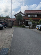 鳥取市気高町宝木戸建て【前面道路含む現地写真】