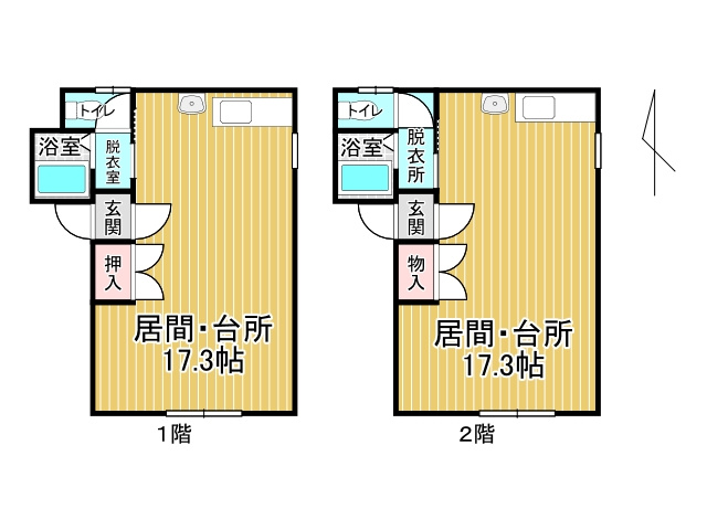池田町字旭町３丁目【間取り】