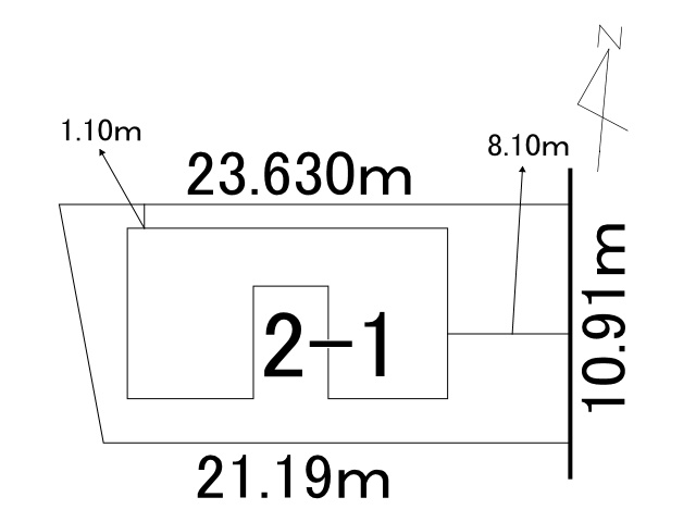池田町字旭町３丁目【区画図】