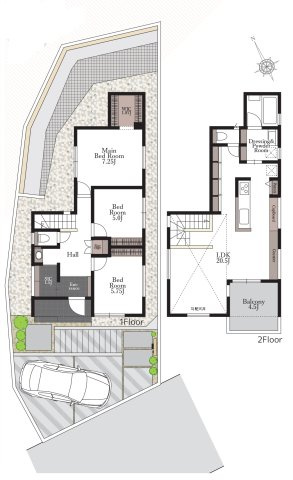 横浜市栄区小菅ケ谷２丁目の新築一戸建【間取り】