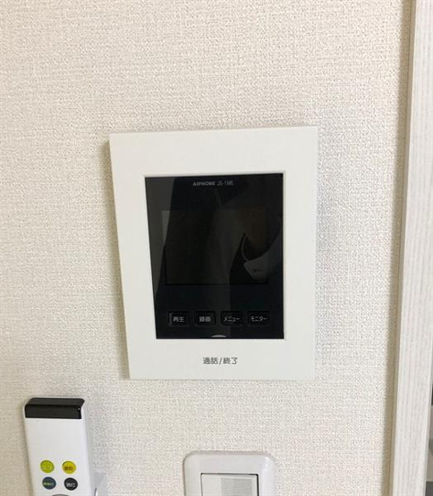モニタ付きインターホン有