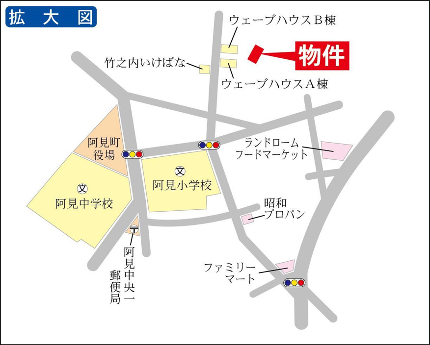 現地案内図です。ご参考にして頂ければ幸いです。