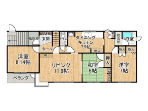 幕別町緑町【間取り】