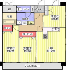 センチュリー八尾南【間取り】