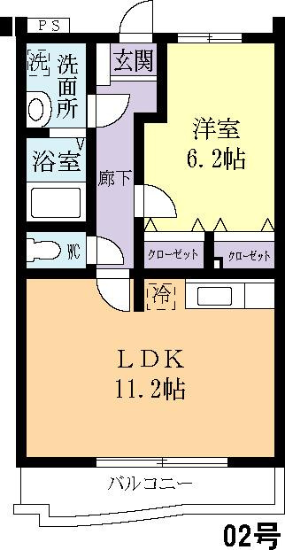 広々バルコニー☆人気の１ＬＤＫマンション☆