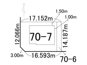 西１６条南４丁目【土地図】