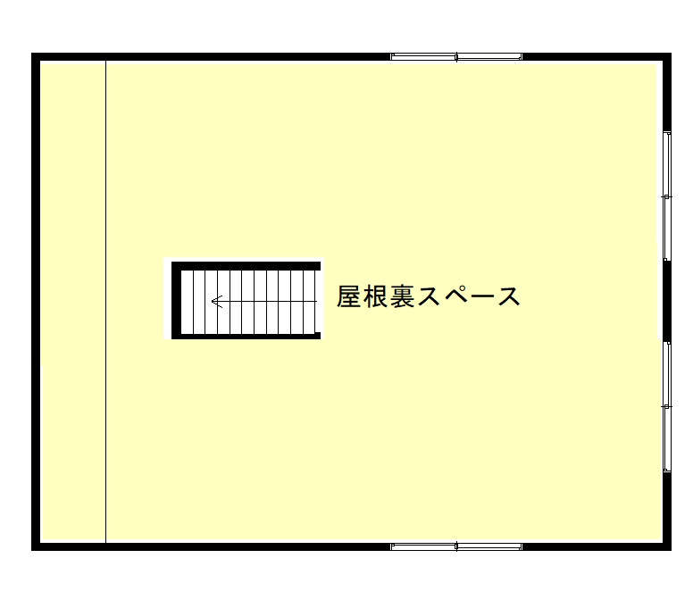 熱海市泉の中古一戸建【間取り】２階間取り