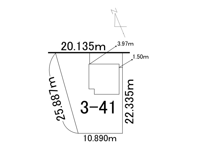 東６条南３丁目【区画図】