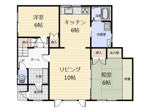西１８条南３２丁目【間取り】
