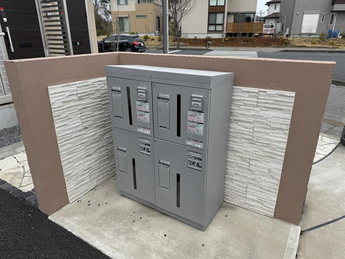 宅配ボックスで荷物の受け取りが簡単です