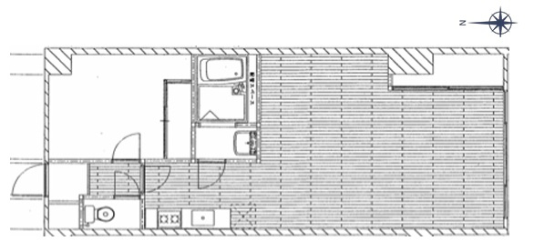 S52192-ｼｬﾙﾏﾝ北白川銀閣ﾊｲﾂ【間取り】