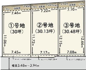 K41366-1号地衣笠【区画図】