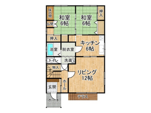 西１４条北３丁目【間取り】